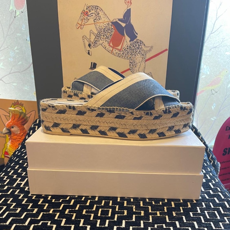 Image of the Stella McCartney Espadrill Mules Size 8 piece