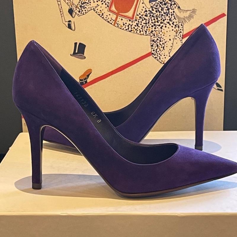 Image of the Ralph Lauren Purple Stilleto Size 65 piece