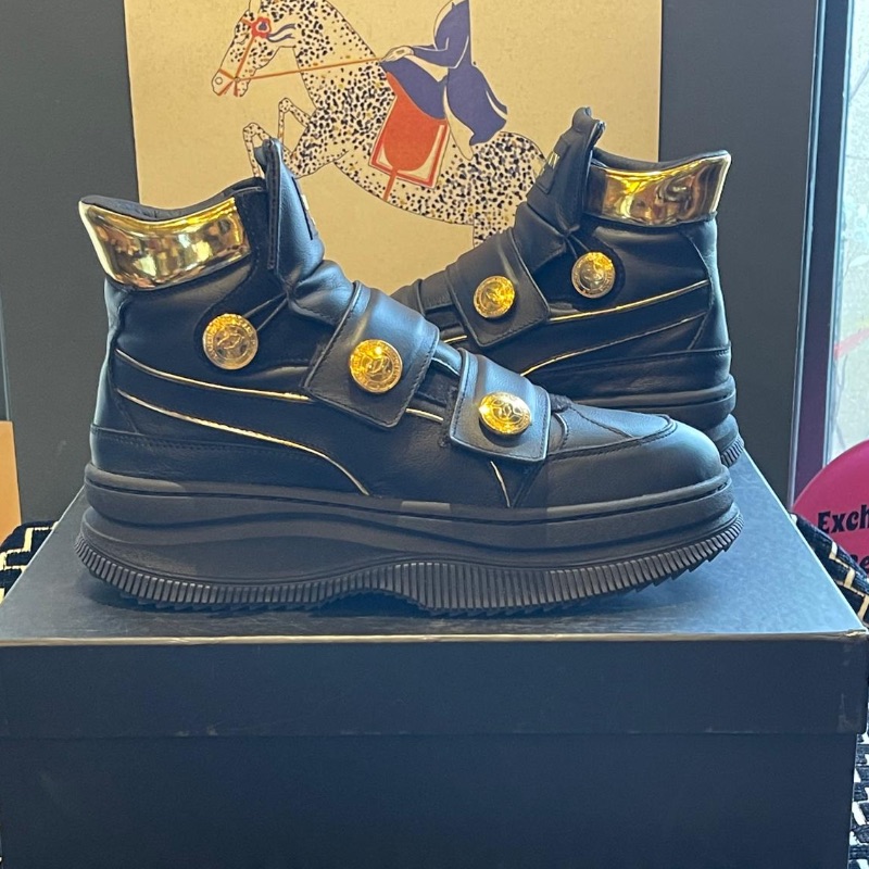 Image of the Balmain Leather Ankle Boots Size 6.5 piece