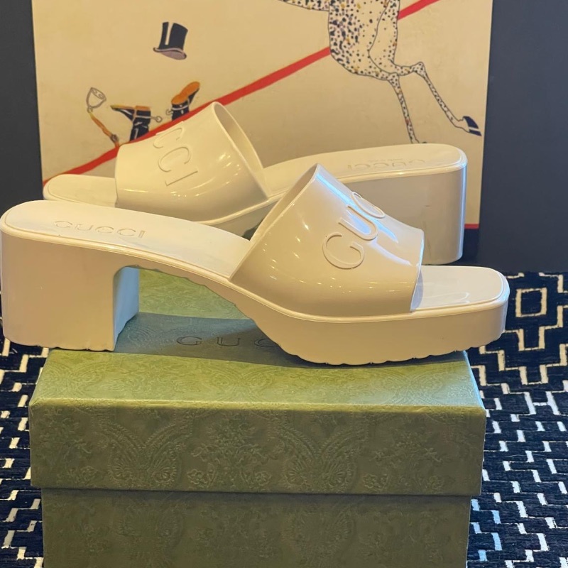 Image of the Gucci Rubber Mules Size 4 piece