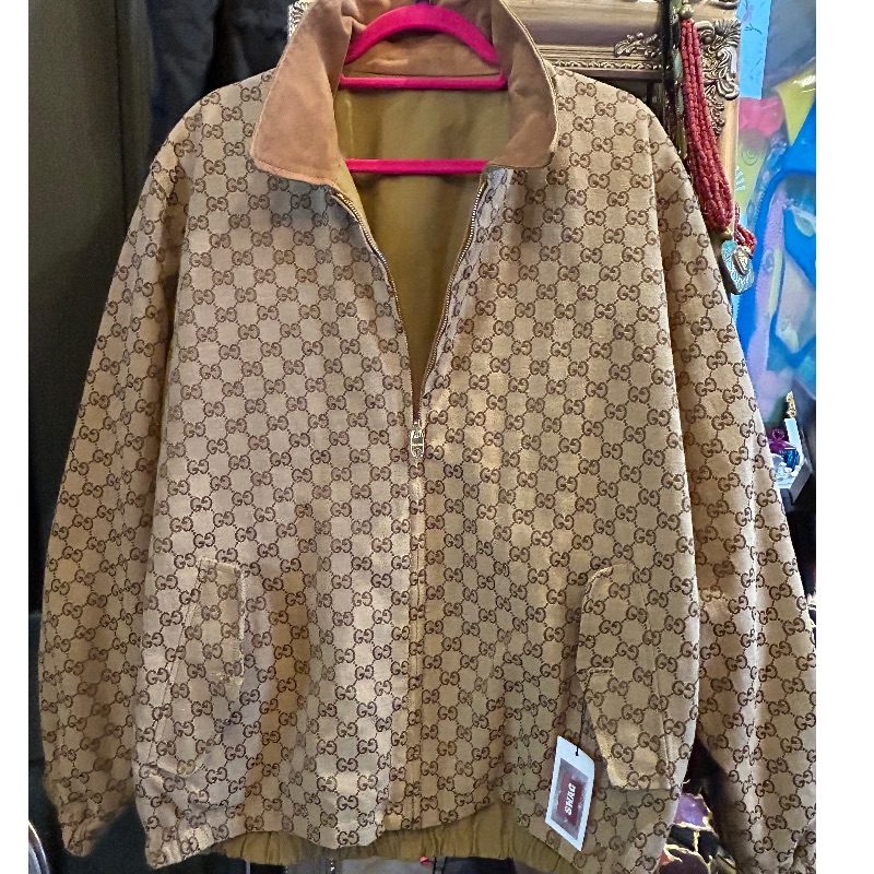 Image of the Gucci Gents Fully Reversible Monogram Jacket 50” piece